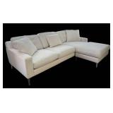 LR - Scandinavian Designs Cameron II Sofa with Chaise Lounge - Dover Natural