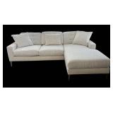 LR - Scandinavian Designs Cameron II Sofa with Chaise Lounge - Dover Natural