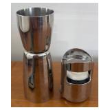 LR - Pottery Barn Windsor Lazy Susan with Assorted Barware