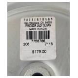 LR - Pottery Barn Windsor Lazy Susan with Assorted Barware