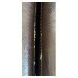 LR - Brown Leather Sofa