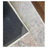 K - Blue & Cream Runner Rug