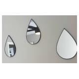 BR1 - Trio of Decorative Teardrop Mirrors