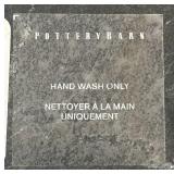 BR1 - Two Pottery Barn Raw-Edge Slate & Wooden Charcuterie Boards