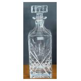 LR - Godinger Dublin Collection Crystal Decanter with 4 Lowball Glasses
