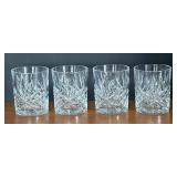 LR - Godinger Dublin Collection Crystal Decanter with 4 Lowball Glasses