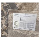 LR - Feizy Jewel Area Rug - Neutral Gray/Beige