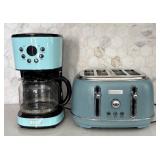 K - Haden 12 Cup Coffee Maker with Toaster - Retro Style