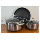BR1 - Hexclad 3-Piece Pots & Pans Set