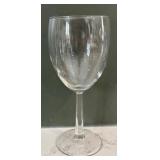 LR - Six Wine Glasses - Clear Stemware