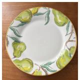 BR1 - Ceramica Cuore Lemon Pattern - Vintage Ceramic Platter