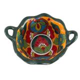 BR1 - Mexican Talavera Nesting Bowls - 3-Piece Set