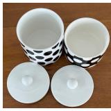 LR - Coffee Sign, Faux Plant & 2 Sephora Jars - Decorative Home Decor