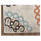 K - Safavieh Veranda Indoor/Outdoor Rug in Cream Terracotta Circular Medallions