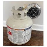 BR1 - Blue Rhino 20 lb Propane Tank with Heater Attachment