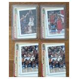 K - Four Upper Deck Collectors Choice Michael Jordan Assignment Jordan Cards