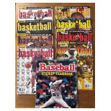 K - Beckett Basketball Magazines & Topps Baseball Sticker Yearbook