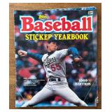 K - Beckett Basketball Magazines & Topps Baseball Sticker Yearbook
