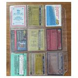 K - Topps Baseball Cards - Vintage 1980s-1990s Collection All-Star MVP