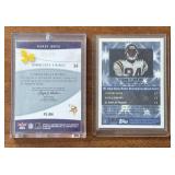 K - Two Randy Moss Vikings Football Cards