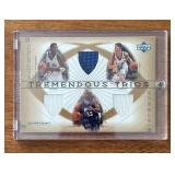 K - Four Upper Deck Basketball Swatch Cards