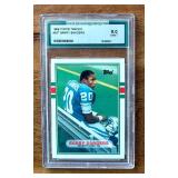 K - Barry Sanders 1989 Topps Traded #83T Mint 9.0 Graded by Advanced Grading Specialists