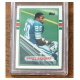 K - Barry Sanders 1989 Topps Traded #83T Mint 9.0 Graded by Advanced Grading Specialists