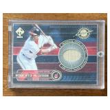 K - Two Baseball Cards with Swatches