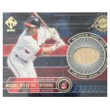 K - Two Baseball Cards with Swatches