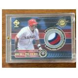 K - Two Baseball Cards with Swatches