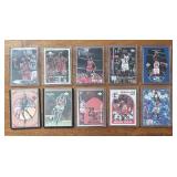 K - 10 Michael Jordan Basketball Cards