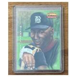 K - Michael Jordan Baseball Card Pair - Upper Deck Star Rookies & Vintage MJ Card