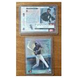 K - Michael Jordan Baseball Card Pair - Upper Deck Star Rookies & Vintage MJ Card