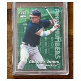 K - Chipper Jones Crown Royale Final Numbers #3 Card - Graded 9.0 Mint (AGS)