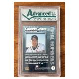 K - Chipper Jones Crown Royale Final Numbers #3 Card - Graded 9.0 Mint (AGS)