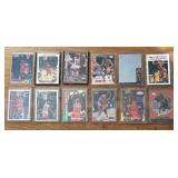 K - Michael Jordan Bulls Basketball Cards - 12 Card Collection