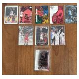 K - 9 Michael Jordan Basketball Cards