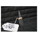 Mans ring 14karat with diamond...