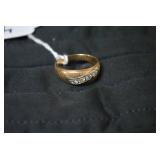 Mans ring 14karat with diamond...