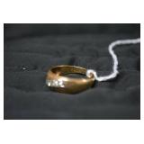 Mans ring 14karat with diamond...