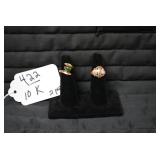 Class ring and ladies ring are both...