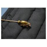 Lapel pin in blue box...