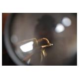 Lapel pin in blue box...