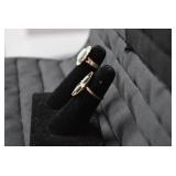 Ladies rings one is sterling...