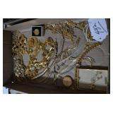 Box with jewelry, bracelets and nec...