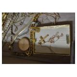 Box with jewelry, bracelets and nec...