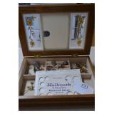 Jewelry box with rings and earrings...