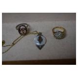 Jewelry box with rings and earrings...