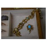 Jewelry box with rings and earrings...