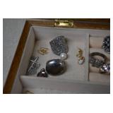 Jewelry box with rings and earrings...